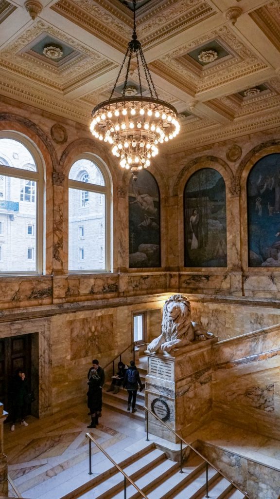 Boston Public Library Stairs